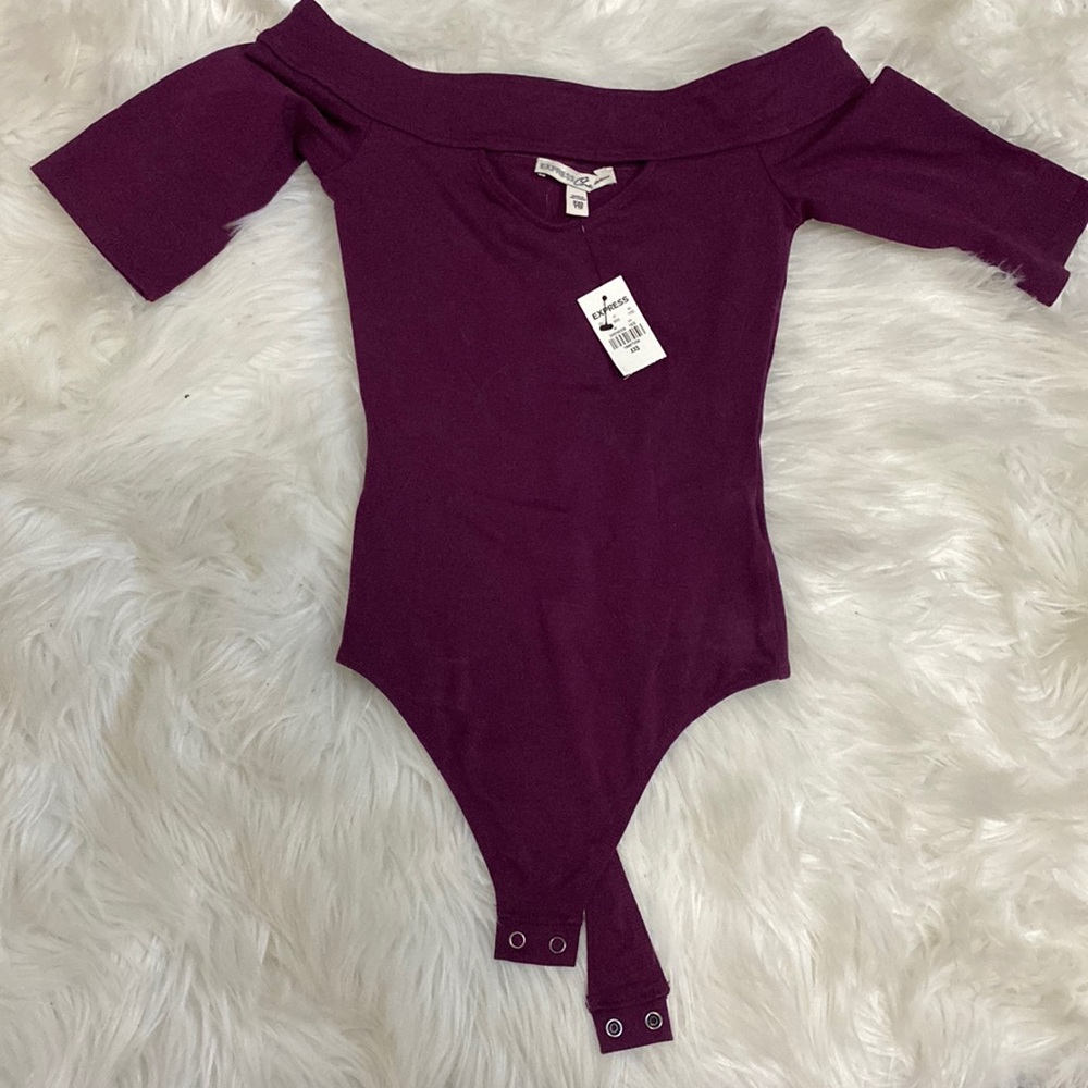 Brand new deep merlot EXPRESS body suit 🎅🏼🎄